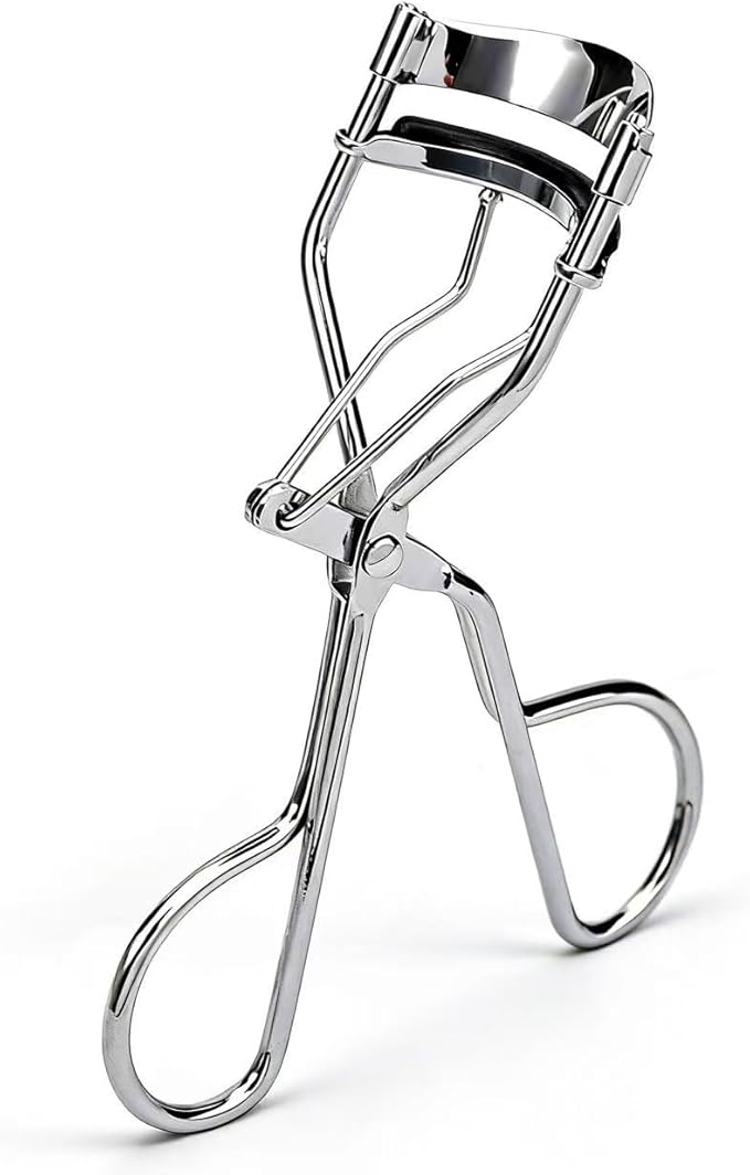 Eyelash Curler - Crimps & Curls Lashes for Perfect, Eye-Framing Fringe - Gentle & Safe (01#) Silver
