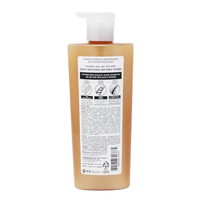 Kerasys Advanced Keratin Bond Treatment 20.2 fl oz / 600 ml (Deep Repair)