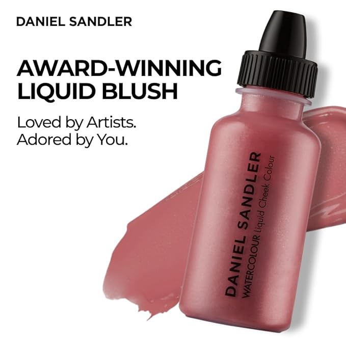 Daniel Sandler Watercolor Liquid Blush — Buildable, Blendable & Long-Lasting Liquid Blush for Cheeks, Lips, & Eyes — Lightweight & Water Resistant — For All Skin Types — Spicey