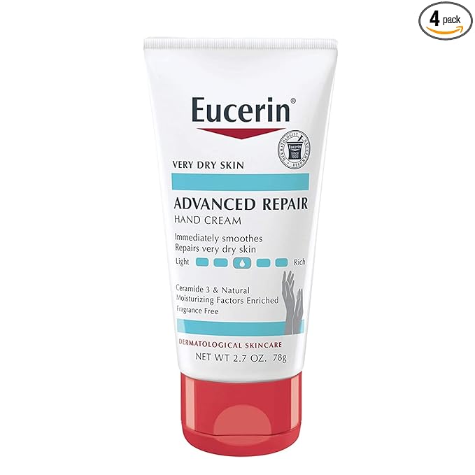 Eucerin Advanced Repair Hand Creme 2.7 oz ( Pack of 4)