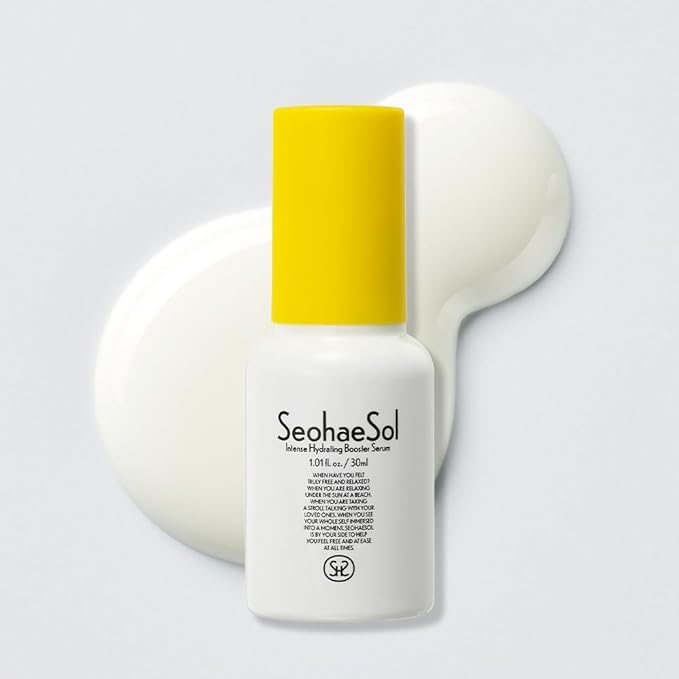Intense Hydrating Booster Serum 30ml, Hydrating Face Serum with Niacinamide, Hyaluronic Acid & Panthenol, Moisture Barrier Support, Lightweight Non-Sticky for Dry Sensitive Skin