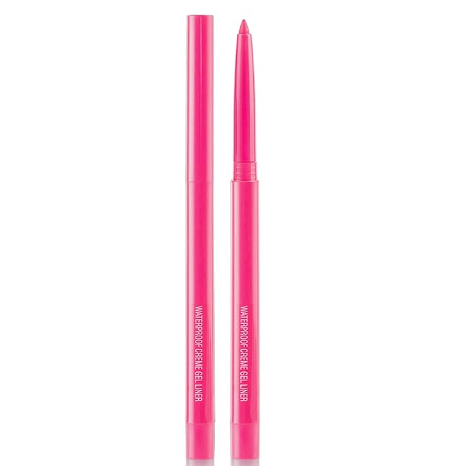 Eyeliner Pencil, Waterproof Eyeliner Long-lasting, Rose-red Eye Liner, High-Pigmented Colorful Eyeliners Easy To Use Eye Liner Pen for Women, Rose-red