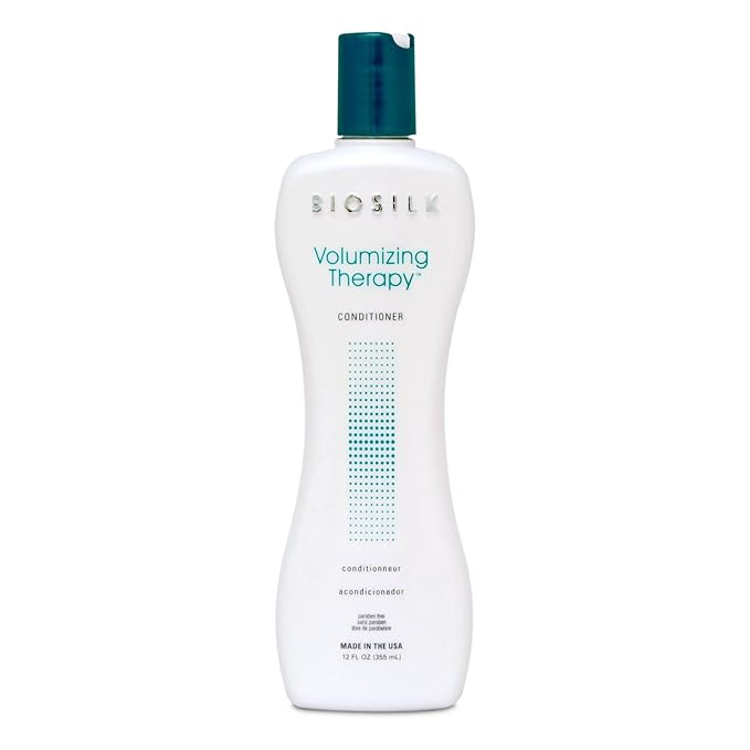 BioSilk Volumizing Therapy Conditioner - Sulfate, Paraben and Gluten Free, 12 Oz