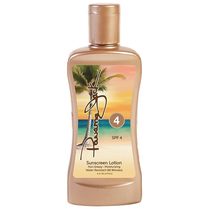 Panama Jack Sunseeker Set - Travel Sunscreen Tanning Lotion SPF 4 & 8 Suntan Sun Care Pack