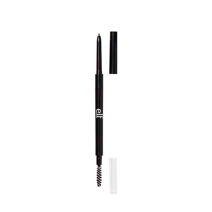 e.l.f. Ultra Precise Brow Pencil, Dual-Ended, Ultra Fine Tip Defines & Fills Eyebrows, Creamy Formula, Vegan & Cruelty-Free, Taupe