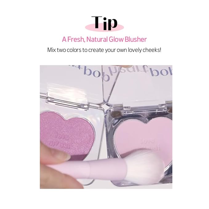 ETUDE Heart Pop Blush, Luminous Pink Beige Cheek Color, Natural Highlight & Glossy Finish, Compact 0.2 oz – Aurora Chandelier