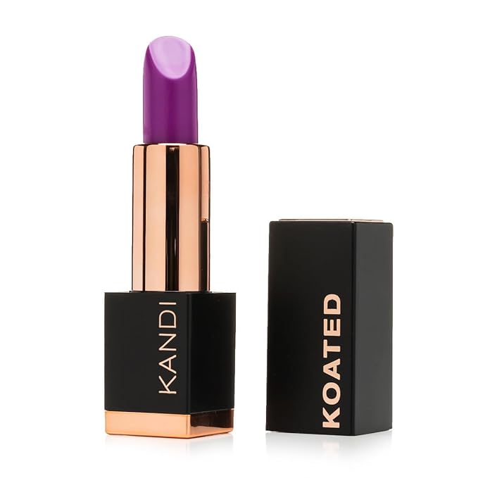 Kandi Koated Suede Matte Lipstick – Majestic Rich Warm Purple – Highly Pigmented Long-Lasting Matte Lipstick for Women – Creamy Smooth Finish – Vegan, Cruelty-Free & Paraben-Free Beauty Makeup