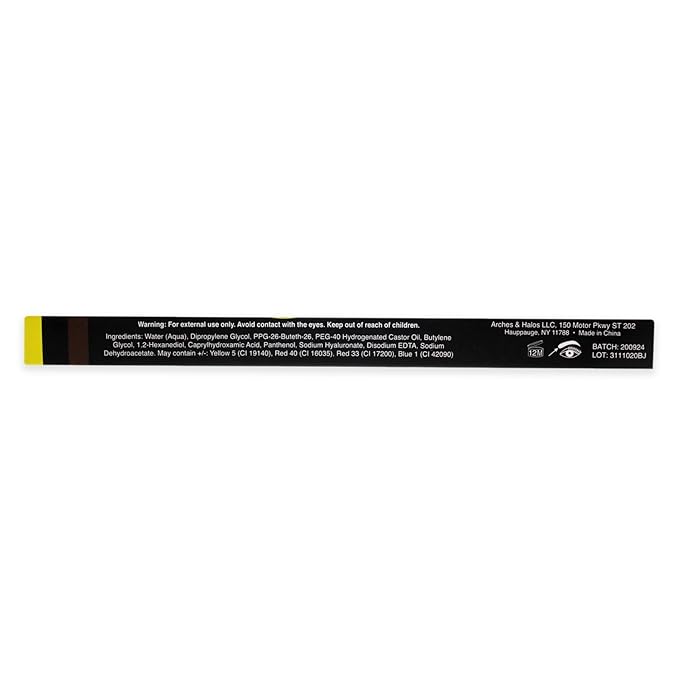 Arches and Halos Fine Bristle Tip Pen - Eyebrow Pencils for Women - Vegan Brow Pencil - Smudge-Proof, Buildable Formula - Warm Brown - 0.02 oz