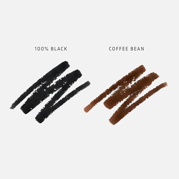 LITHE BEAUTY Smudge-Proof Gel Eyeliner Pencil – Long Wear Retractable Eyeliner with Ultra Thin Tip & Angled Brush, High Definition Vegan Makeup in Shade Coffee Bean