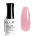 RARJSM Nude Jelly Gel Nail Polish Nude Berry Pink Neutral Skin Tone Sheer Gel Polish 1PC 15ml Single Bottle Cream Transparent Pink Nail Gel Polish Soak off UV LED Cured for Home Salon DIY Manicure