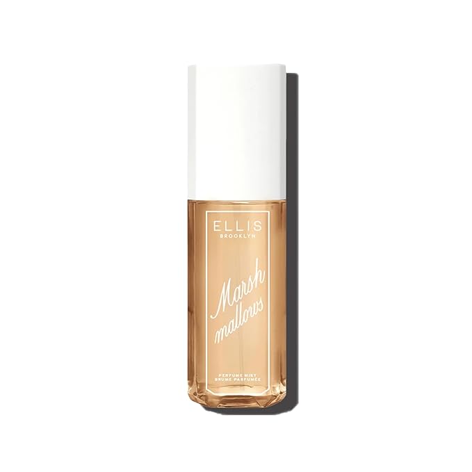 Ellis Brooklyn MARSHMALLOWS Perfume Mist, Gourmand Scent with Marshmallow, Caramel Accord, & Milky Musks, Vegan Perfume, Made In The USA, 90ml/3 fl oz