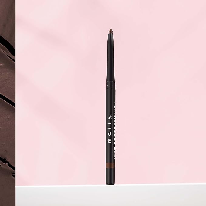 Mally Beauty Evercolor Gel Waterproof Eyeliner - Walnut - Creamy Long-Lasting Smudge-Proof Gel Formula - Retractable Eye Liner