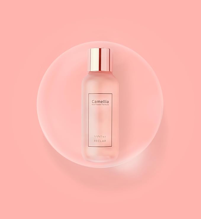 Soothing Camellia Essence Facial Mist, Hydrating Skin Shield with Strawberry & Cranberry Extracts, 100ml