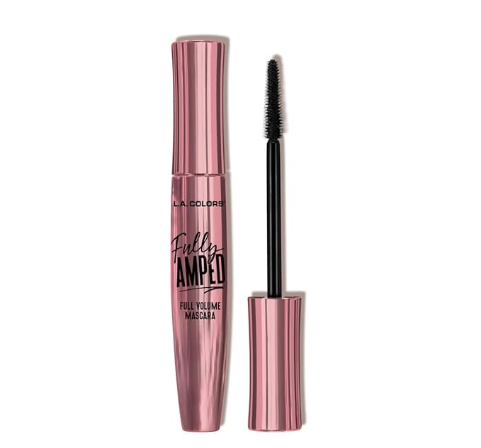 L.A. COLORS Full Volume Mascara, Tapered Brush, Lifts & Curls Lashes 12 ml, Black