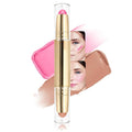 evpct 2In1 Blush Contour Multiuse Makeup Stick, Beachy Pink & Nude Creamy Butter Blush Bronzer Contour Multiuse Stick for Cheeks Lips Eyes Faces, Mloisturing Radiant Finish, Vegan & Cruelty-Free