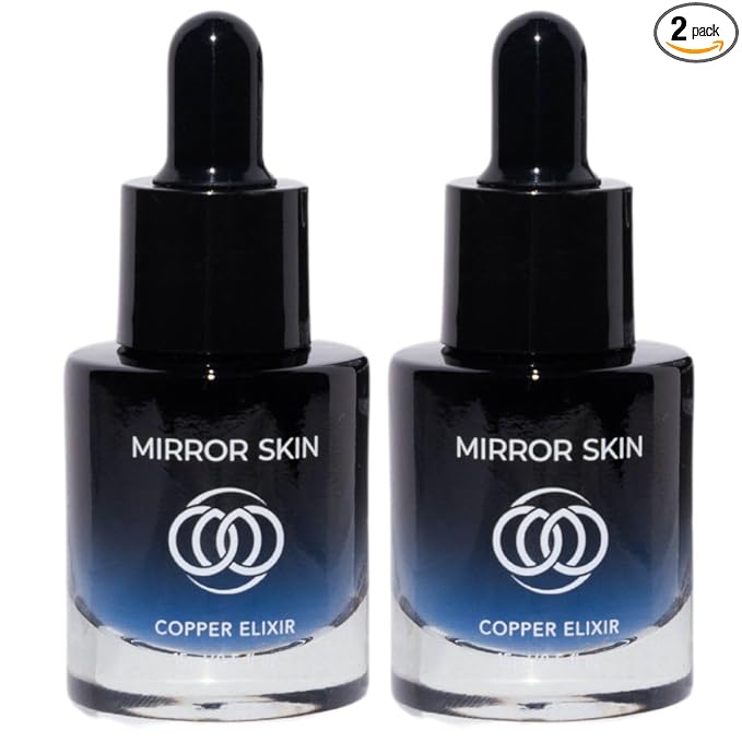 Copper Elixir (2 Pack) - Peptide Serum for Face with 1.25% GHK-Cu Copper Peptides & EGF – Advanced Peptides Serum for Skin Health, Glow Peptide Complex, Hydration, Cellular Renewal Support