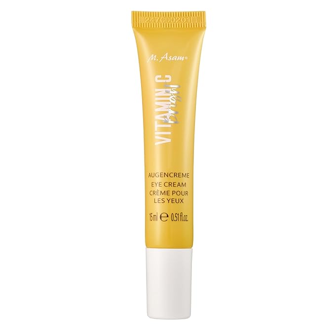 M. Asam VITAMIN C BRIGHT Eye Cream (0.5 Fl Oz) - Dark Circle Eye Treatment, Anti-Aging Eye Cream, Hydrating Vitamin C Eye Care for dry skin