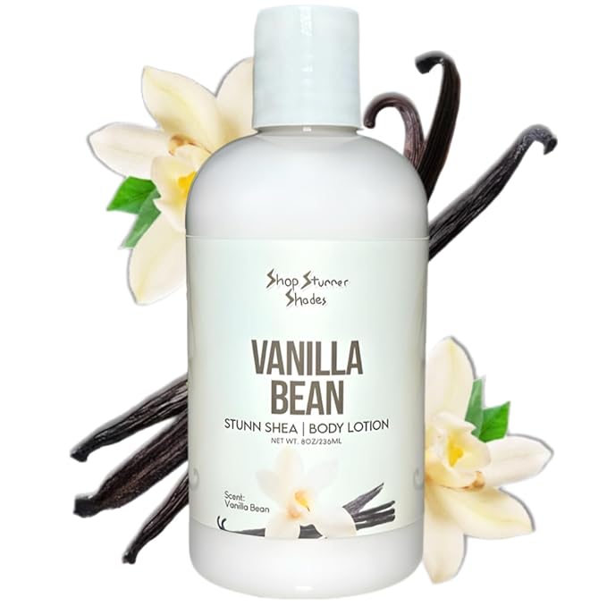Shop Stunner Shades | Nourishing Daily Lightweight Shea Butter Moisturizering Scented Body Lotion, 8 fl oz (Vanilla Bean)