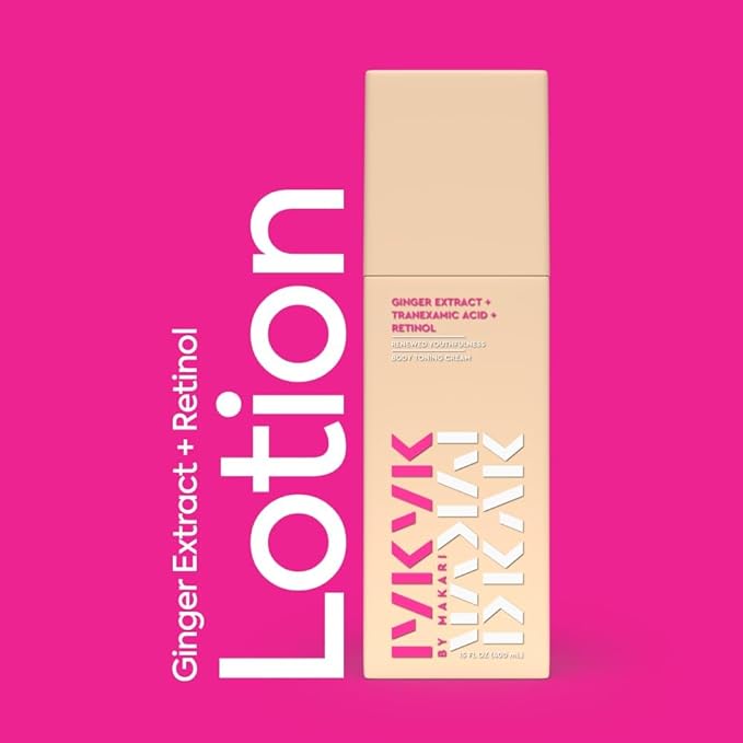 MAKARI IYKYK Ginger Extract, Tranexamic Acid & Retinol Body Toning Cream 2 Pack | Firming Body Lotion for Women | Helps Improve the Look of Smoothness | No Fragrance | Paraben & Sulfate-Free