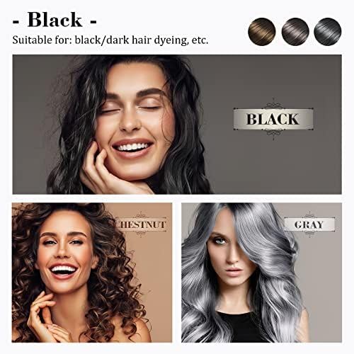 Microblading Eyebrow Pen 4 Fork Tip Tattoo Pencil, Long-Lasting Eye Brow Pencils for Women, Easy to Use Microblade Eyebrow Pencil Eyebrow Brush (Black)