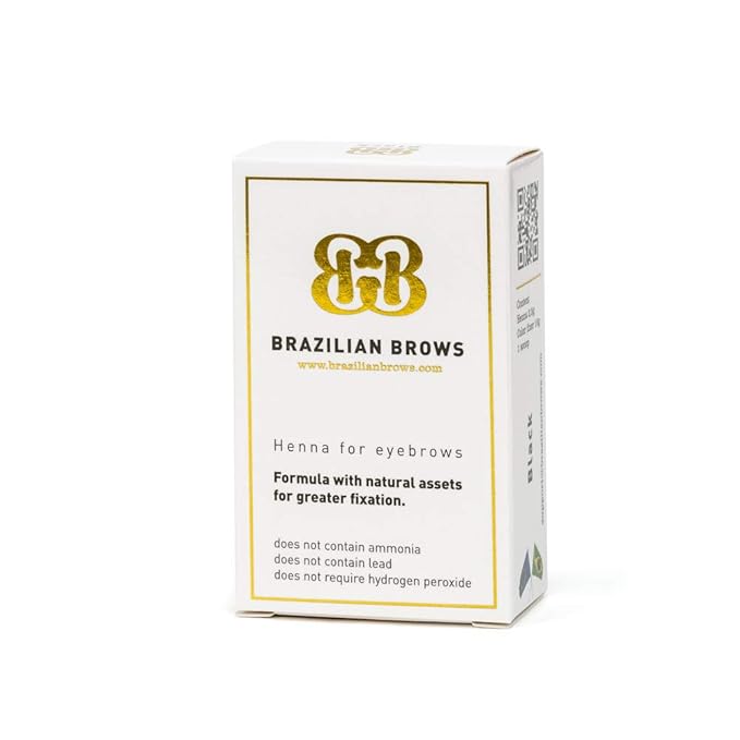 Eyebrow Henna Pack & Tinting Kit – Dark Chestnut