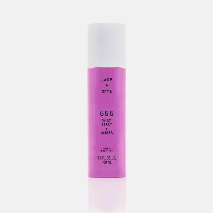 Lake & Skye 555 Wild Berry + Amber Hair & Body Mist - 3.4 oz (100mL)