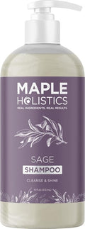 Sage and Rosemary Shampoo Sulfate Free - Ultra Clarifying Shampoo for Build Up and Dry Scalp Treatment with Cleansing Essential Oils for Hair - Sulfate Free Shampoo for All Hair Types with Sage Oil