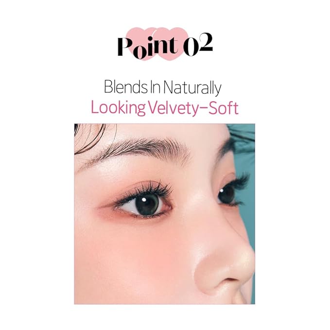 ETUDE Heart Pop Duo Blush, Pink & Beige Orange Cheek Colors, Radiant Glow & Glossy Finish, Blendable Layering Formula, Korean Makeup Artist Collab, Compact 0.2 oz – Envy Bloom