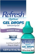 Refresh Optive Gel Drops Lubricant Eye Gel For Dry Eyes, 0.33 Oz Sterile