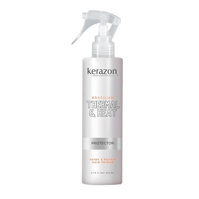 KERAZON Brazilian Hair BTX Intensive Repair and Thermal & Heat Hair Primer Protectant SET
