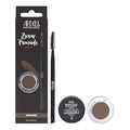 Ardell Brow Pomade - Medium Brown, Smudge-Proof Long-Lasting Eyebrow Makeup, with Dual-Ended Precision Brush and Spoolie for Defined and Natural Brows, 1 Pack