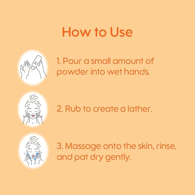 Kiero Refining Enzyme Cleanser - Foaming Enzyme Powder Face Wash with Papaya Enzymes, Chia Seeds & Beta-Glucan - Vegan Facial Cleanser with Gentle Exfoliation for Pore Buildup & Impurities (1.76 oz)