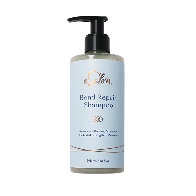 eSalon Bond Repair Shampoo with Keratin and Marula Oil, Restorative Hair Care, 10 fl oz