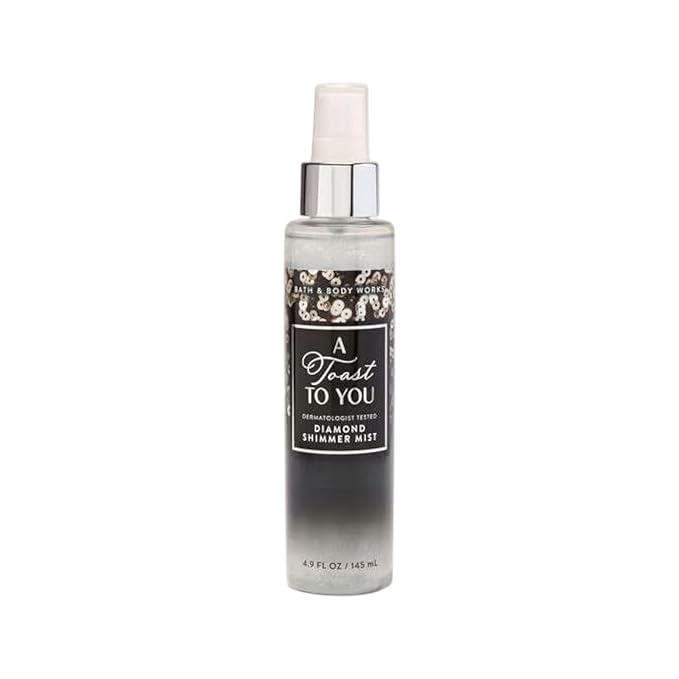 Bath & Body Works Diamond Shimmer Mist - 4.9 fl oz / 146 mL (4.9 Fl Oz (Pack of 1), A Toast To You)