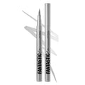 Silver Liquid Eyeliner Waterproof Smudgeproof Silver Eyeliner Pencil Long Lasting Hypoallergenic (11#)