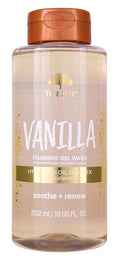Tree Hut Vanilla Foaming Gel Wash, Moisturizing & Hydrating Body Wash with Shea Butter, Gently Cleanses for Soft, Fresh & Radiant Skin, 18 fl oz