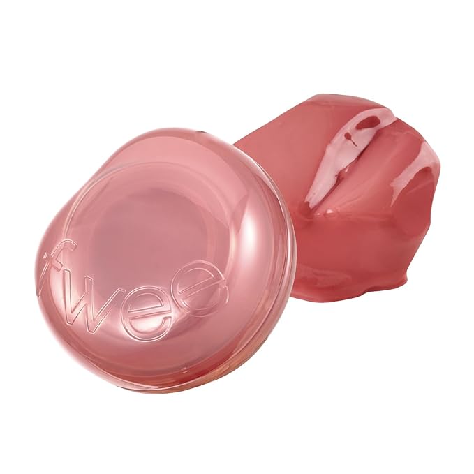 fwee Glowy Jelly Pot | Dewy Jelly Lip & Blush Color, Tinted Glow Balm, Dewy Buildable Finish – Custard (Warm Beige) | 0.14 oz