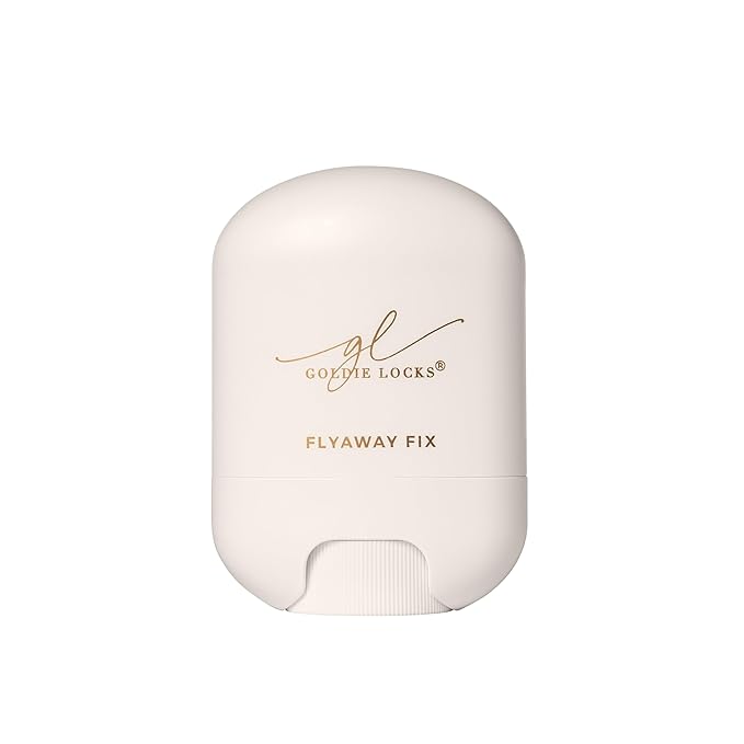 Goldie Locks Flyaway Fix Hydrating Pomade Stick - Tames Flyaways and Controls Frizz - Lightweight Non-Greasy Hold - Safe for Extensions & Color-Treated Hair - Protein-Free - 0.5 oz