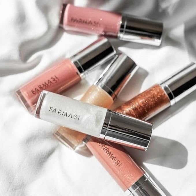 FARMASi Tinted Lip Plumper, Plumping Lip Gloss, Promoting Natural Circulation for Fuller, Younger Looking Lips, Hydrating, High-Shine, Volumizes, Lover