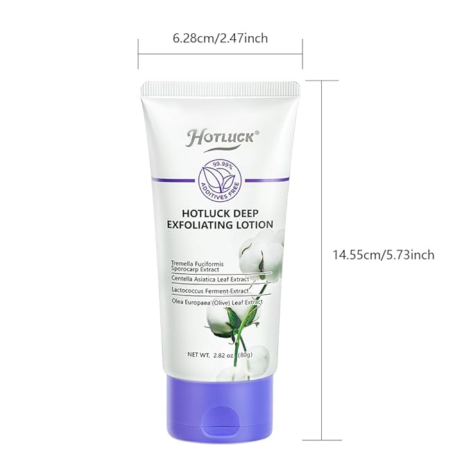 Exfoliating Face Wash For Skin Care, Body Scrub With Glycerin & Centella Extract, Soothing Repairing Hydrating & Non Comedogenic Daily Skincare, Travel Size Face Cleanser Gift For Women 2.82 Oz