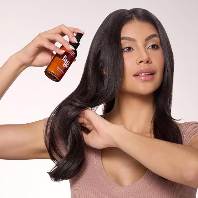 L'ANGE HAIR Marula Oil Hydrating Mist | Hair Oil for Frizzy Hair | Reduces Frizz & Flyaways | Hair Serum for Dry Hair | Locks in Moisture & Shine | Lightweight Hydrating Hair Oil Spray for Smooth Hair