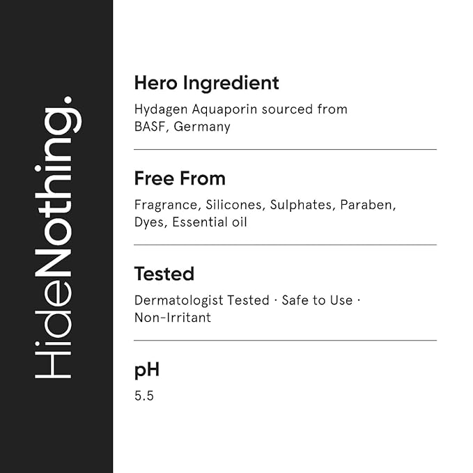 Minimalist Face Wash for Dry Skin with Hyaluronic Acid | Aquaporin Booster 5% Gently Cleanses & Hydrates Skin | For Women & Men | 3.4 Fl Oz / 100 ml