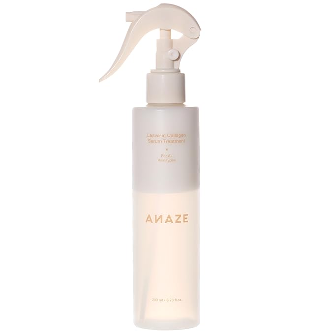Leave-In Collagen Serum Treatment 200ml – Hydrating & Nourishing Mist for Dry & Frizzy Hair – Lightweight No-Rinse Formula with Protein & Oil Layer, Valentine's Day Gifts for Woman