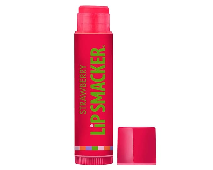 Lip Smacker Strawberry Lip Balm, 0.14 oz (Pack of 12)