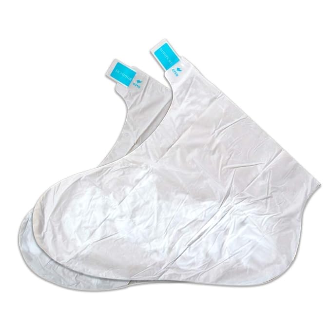 Bodipure Premium Foot Mask Keratin Socks | At Home Spa Moisturizer Socks for Dry Cracked Feet, Callus & Heel Softening | Easy-to-Use Pedicure Foot Repair | Chemical-free Feet Treatment | 100 Pairs