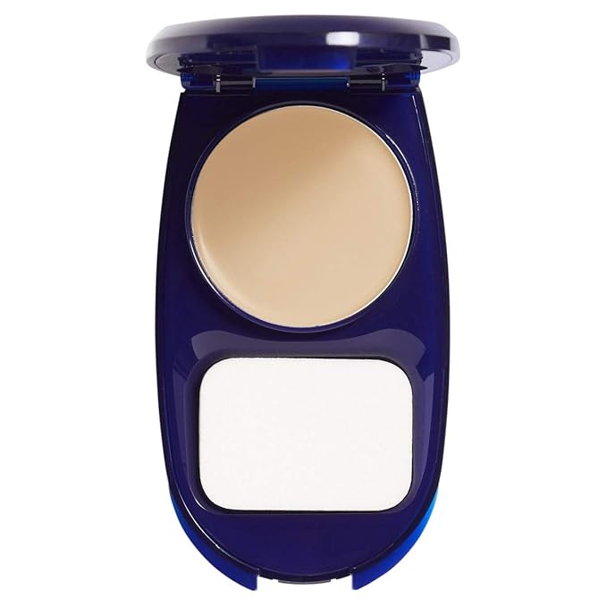 COVERGIRL Aquasmooth Compact Foundation, SPF 20 | Buff Beige 725 | 0.4 Ounce | Pack of 2