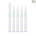 5 PCS White Eyeliner Pencils,Professional Long Lasting Waterproof White Makeup Pencils,Highly Pigmented Inner Corner Eye Highlighter Eyeliner Pencil,Eye Liner Pen Sets 03