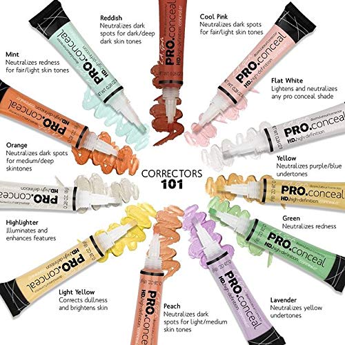 L.A. Girl HD Pro.Conceal, Espresso GC985 (Pack of 2)
