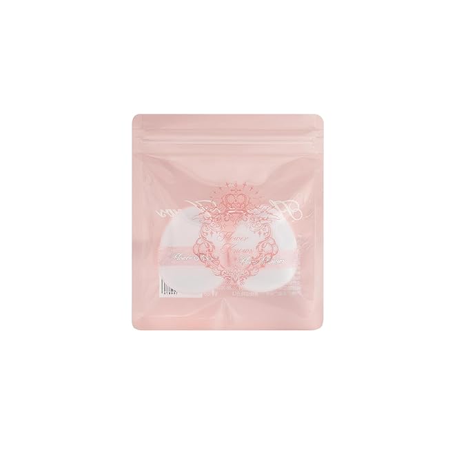 [GIFT]Flower Knows Mini Powder Puff,Buy 1 Powder Blush,Get 1 Little Angel Mini Puff,Soft,Reusable(Mini Powder Puff)