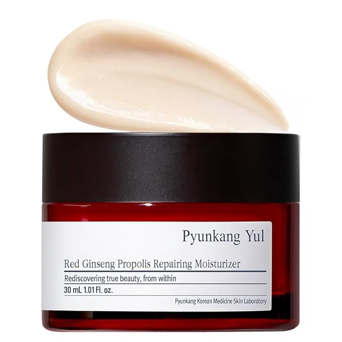 Pyunkang Yul PKY Red Ginseng Propolis Repairing Cream for Barrier Strengthening & Lasting Moisture, Ceramide-Rich Cream, Korean Skincare (1.01 Fl. oz)